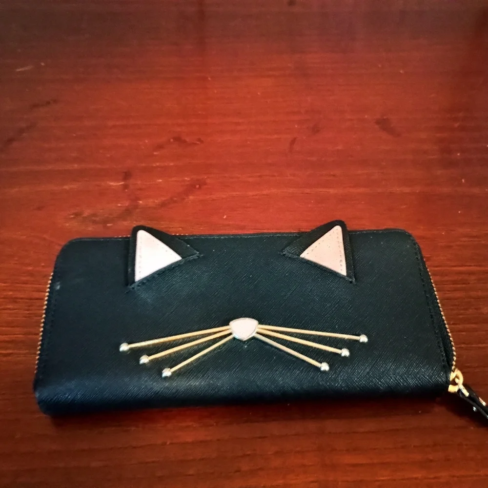 Kate Spade Jazz Things Up Cat Wallet